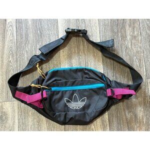 ADIDAS ORIGINALS UTILITY CROSSBODY-WAISTBAG FUNNY PACK BAG RETRO BLACK PINK TEAL